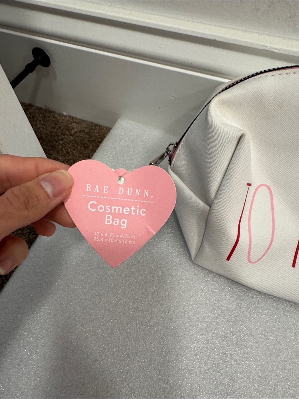 Rae Dunn set of 2 cosmetic makeup bags to the moon - Picture 3 of 8